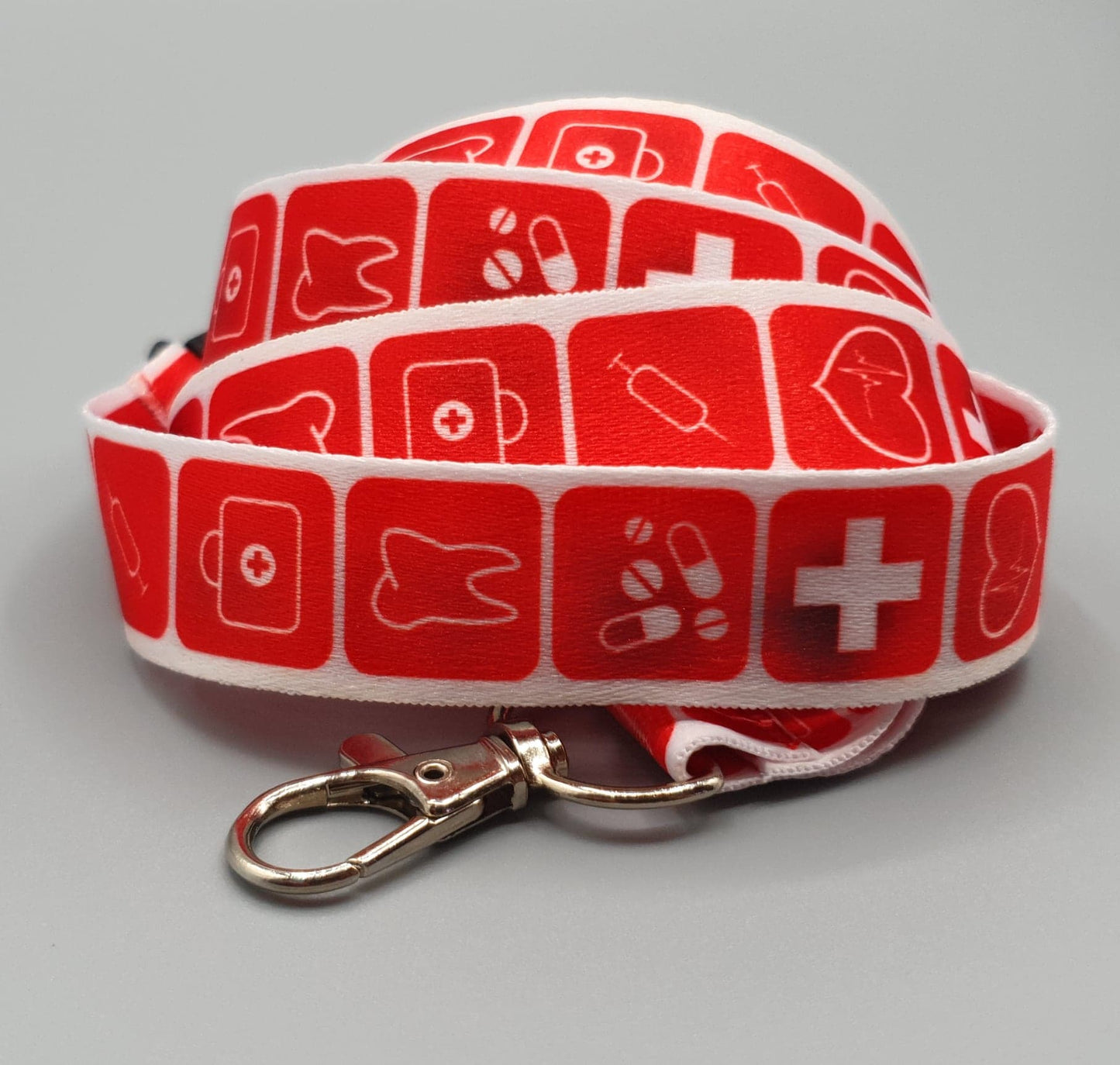 1 x SpiriuS First Aid breakaway Lanyard neck strap for id badge holder