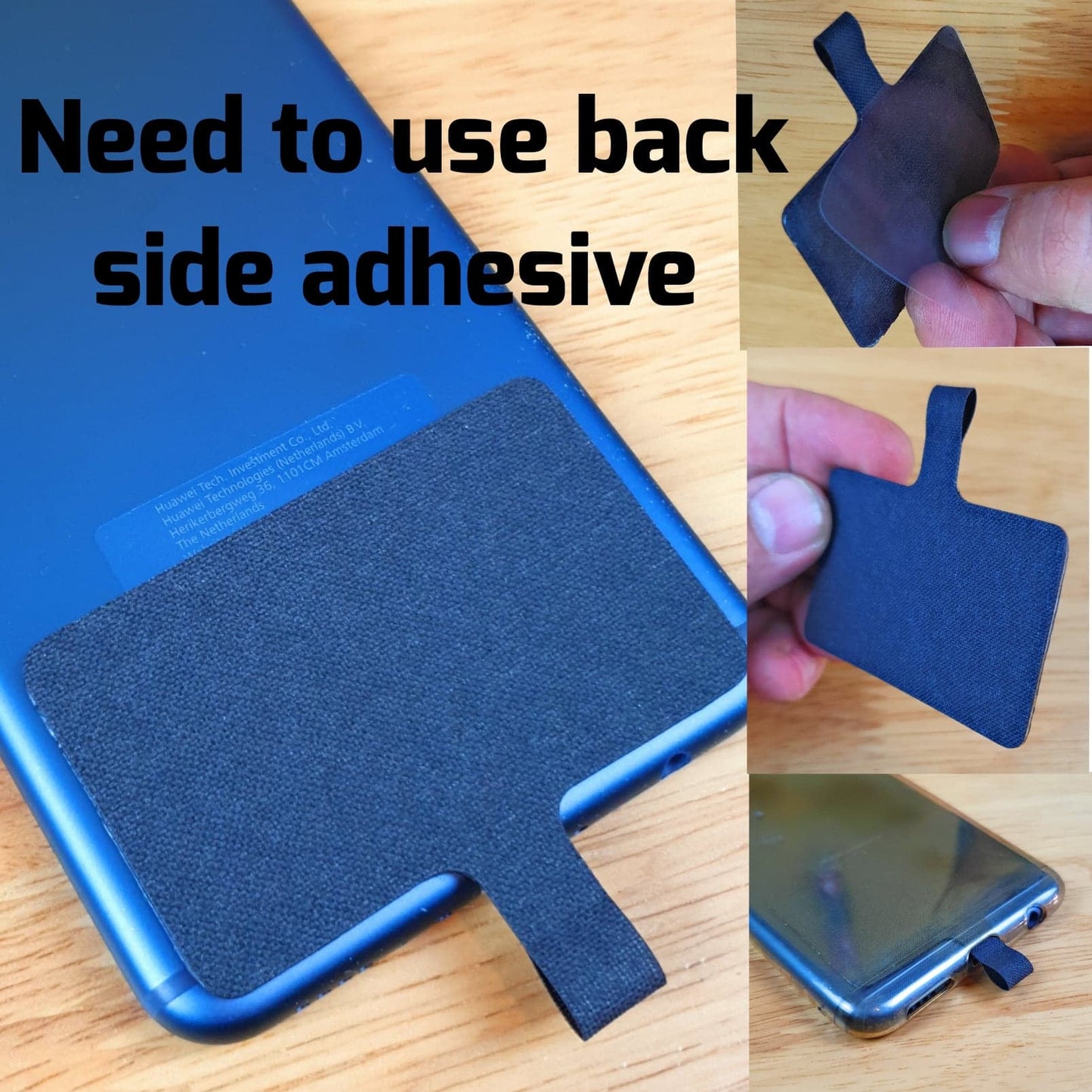 SpiriuS Phone Neck Lanyard Strap with sticky Universal Patch For any mobile phone, card holder Ancient