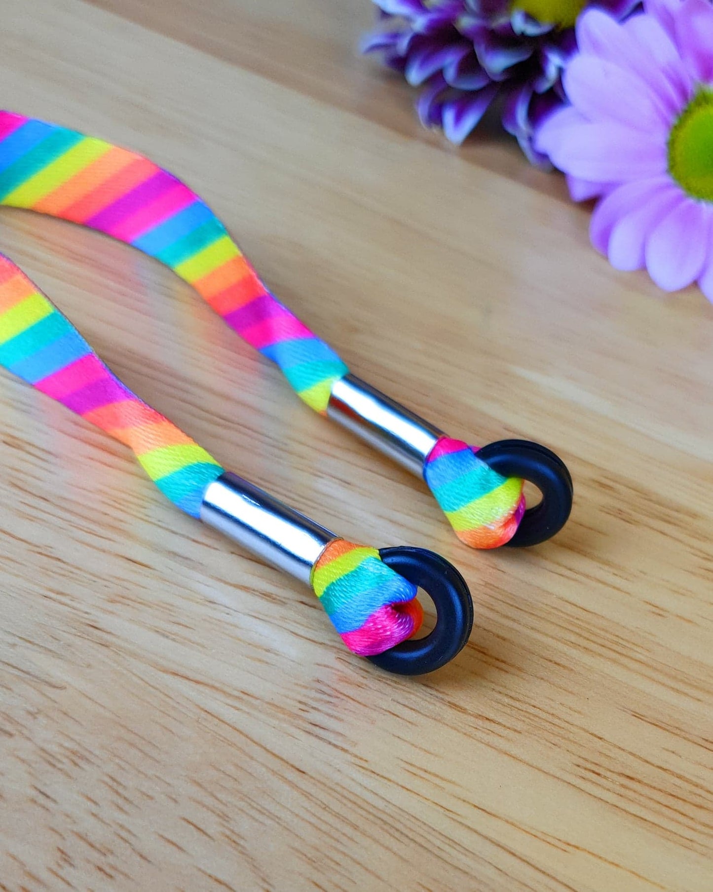 SpiriuS Glasses holder strap Lanyard Rainbow Stripes