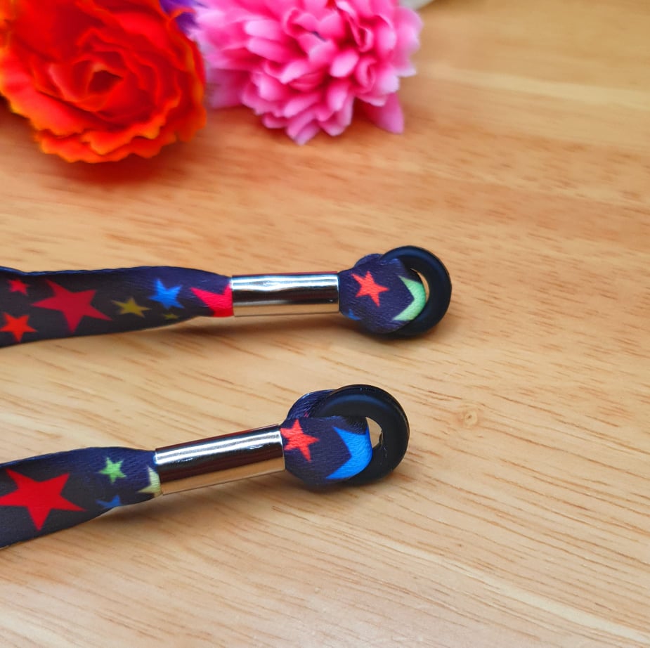 SpiriuS Glasses holder strap Lanyard Rainbow stars