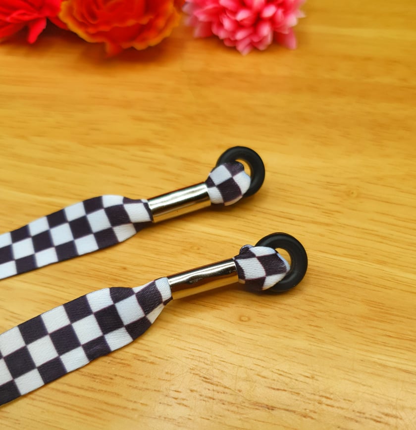 SpiriuS Glasses holder strap Lanyard Checker plaid