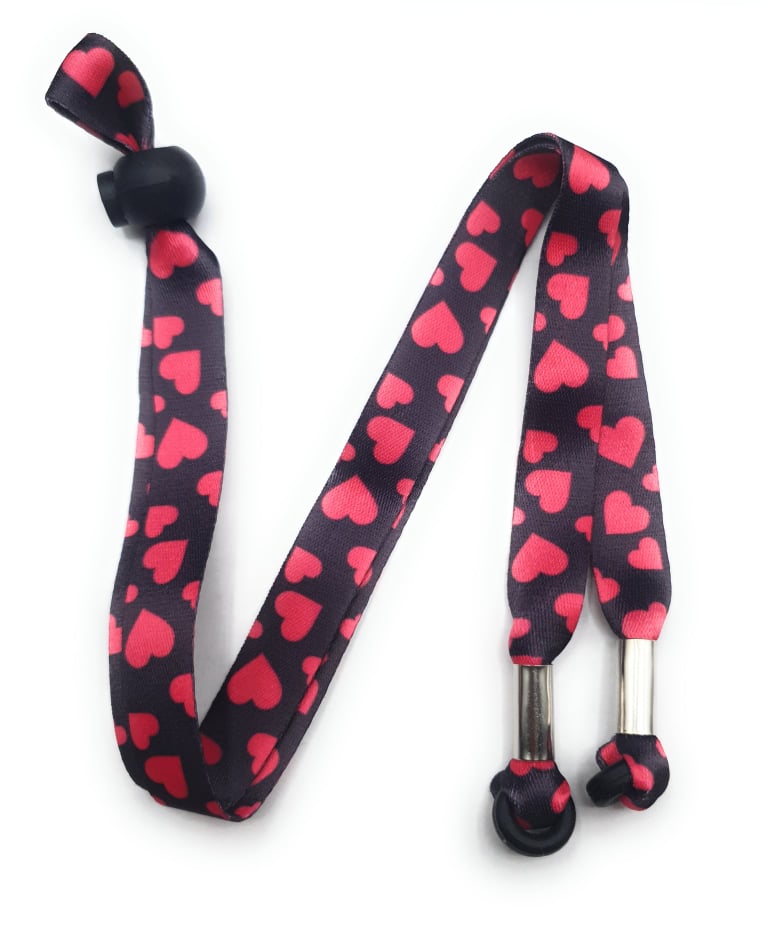 SpiriuS Glasses holder strap Lanyard Pink Hearts