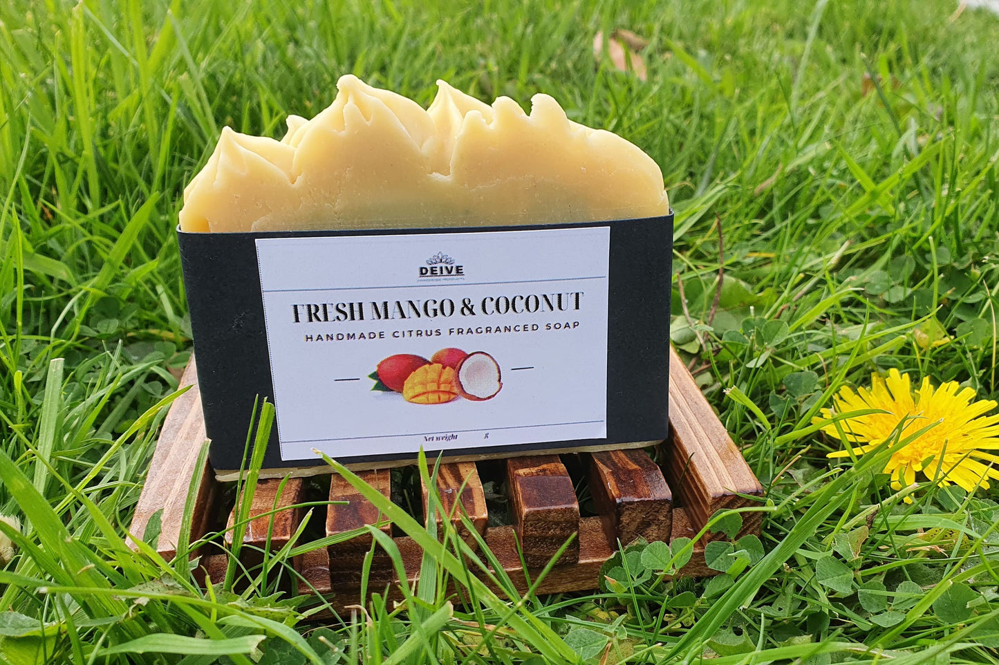 Deive Handmade Natural Artisan Fruit Soap bars fresh fruits vegan, eco friendly