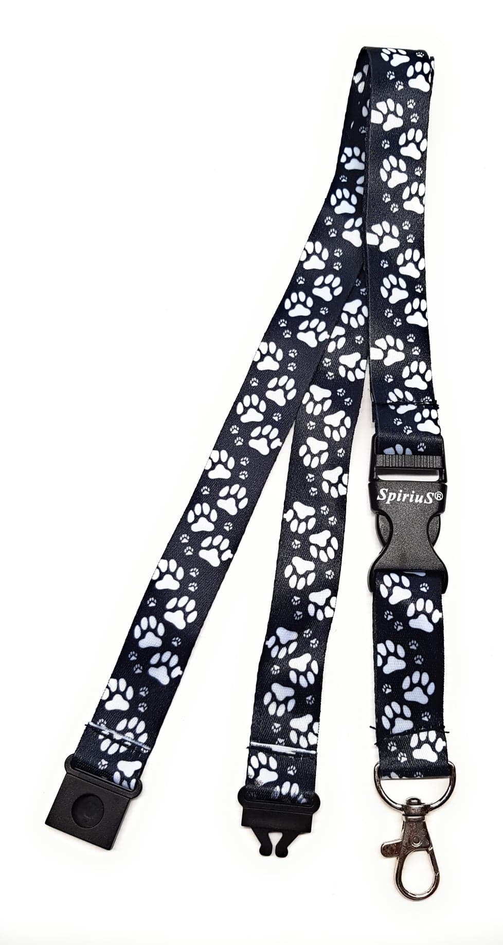 1 x SpiriuS Animal foots breakaway Lanyard neck strap for id badge holder