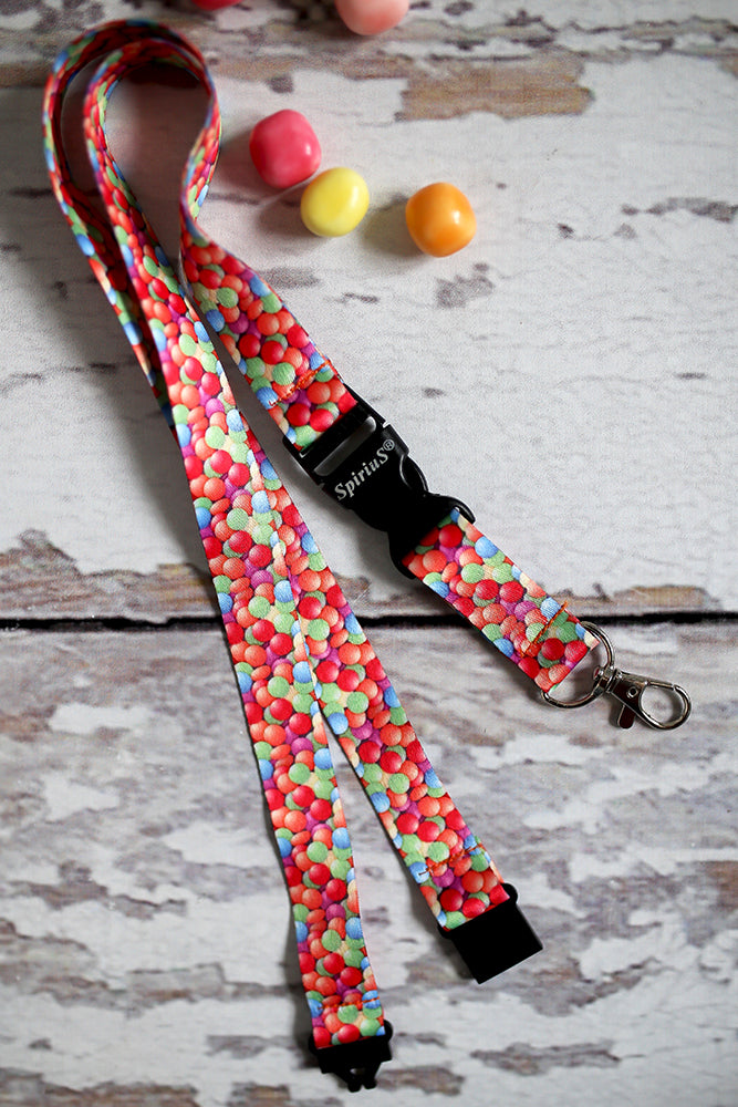 1 x SpiriuS Candies Lanyard neck strap + clear waterproof badge badge holder