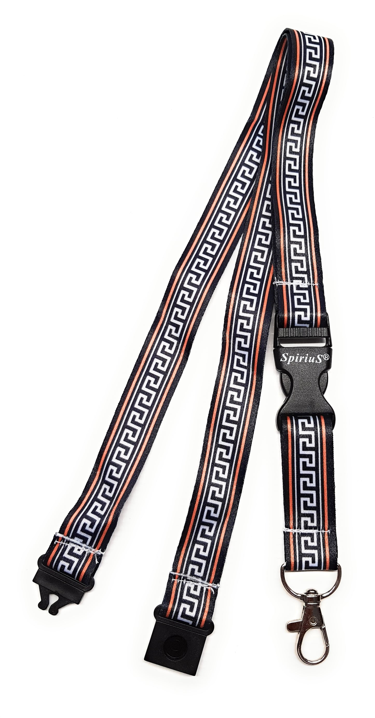 1 x SpiriuS Ancient breakaway Lanyard neck strap + Clear plasic badge