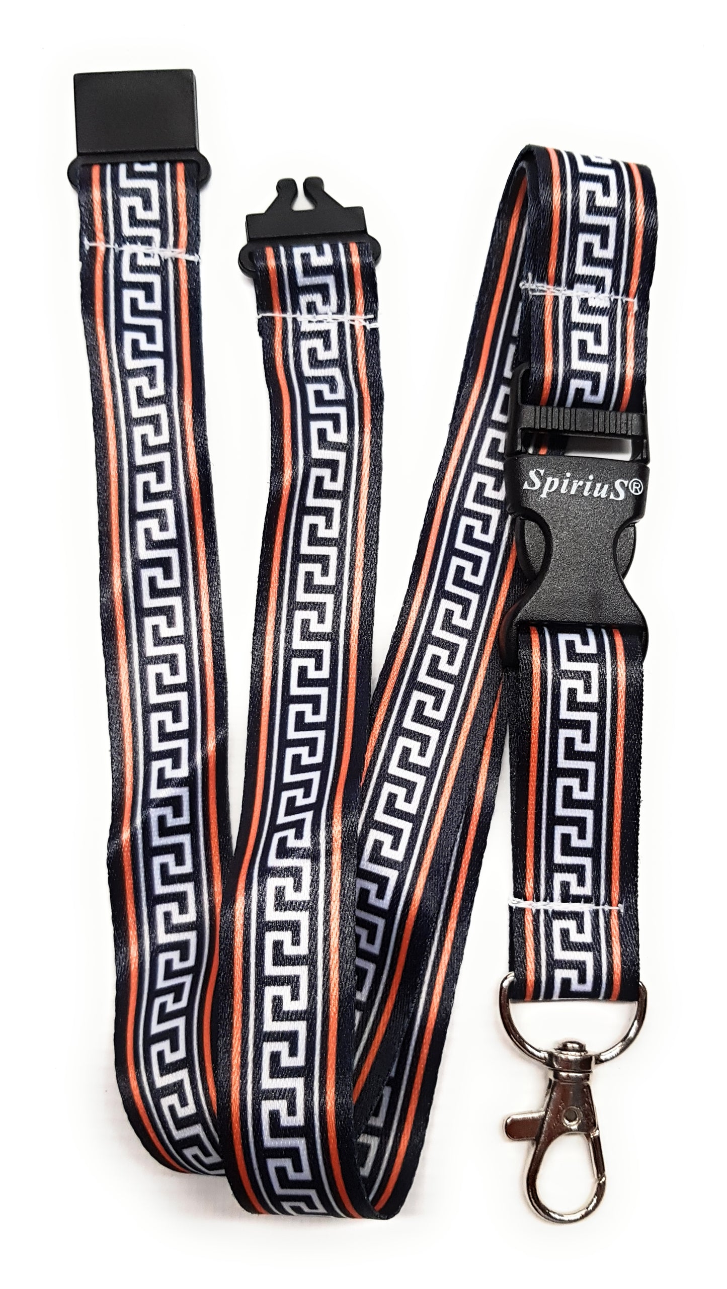 1 x SpiriuS Ancient breakaway Lanyard neck strap + Double side badge holder