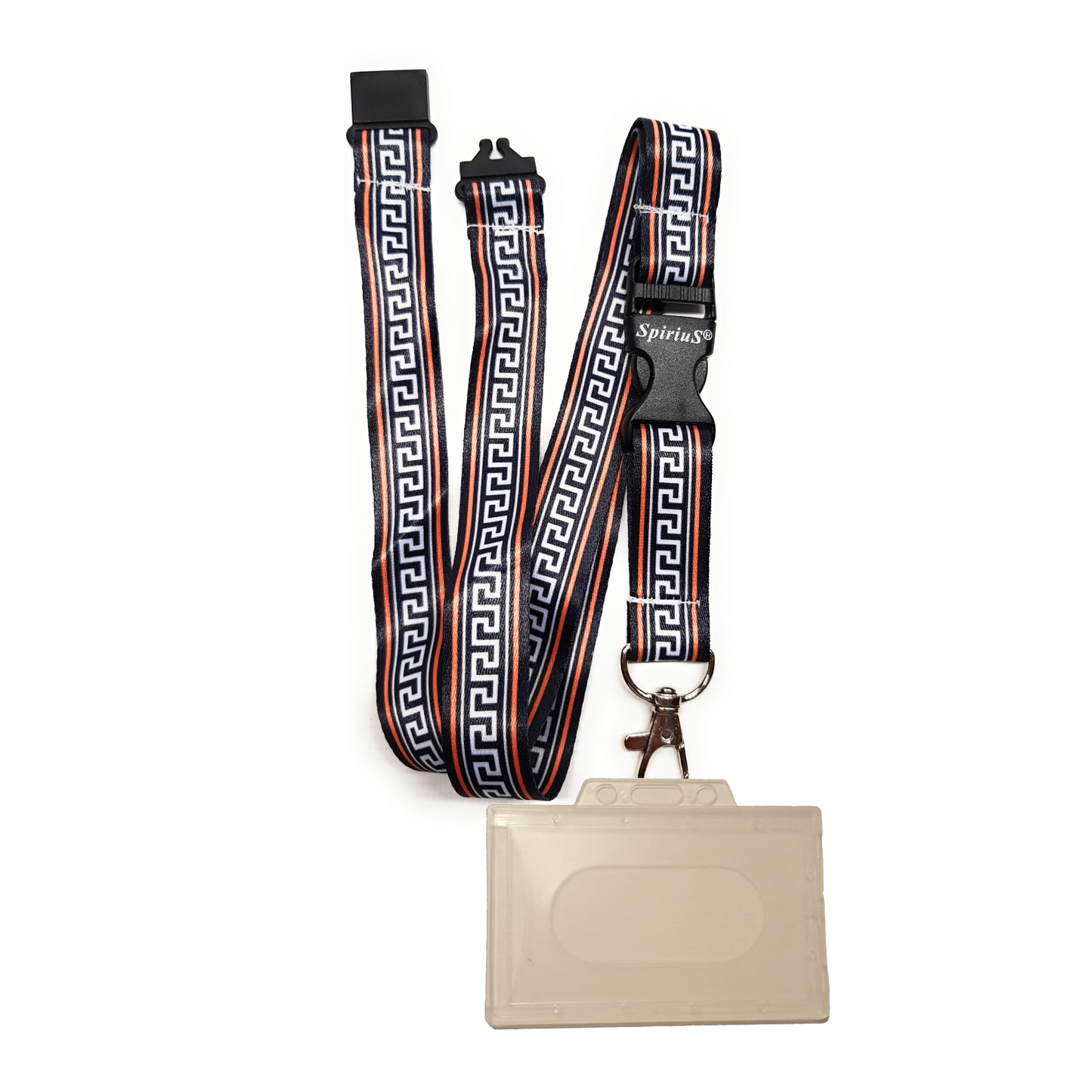 1 x SpiriuS Ancient breakaway Lanyard neck strap + Clear plasic badge