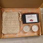 Deive Handmade Natural Artisan Fruit Soap gift set with Exfoliating Soap saver Bag, eco friendly vegan gift