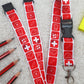 1 x SpiriuS First Aid breakaway Lanyard neck strap for id badge holder