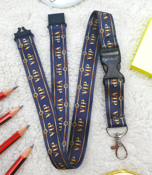 1 x SpiriuS VIP breakaway Lanyard neck strap for id badge holder