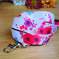 1 x SpiriuS POPPIES IN WHITE breakaway Lanyard neck strap + unique id badge holder