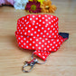 1 x SpiriuS Polka dot red breakaway Lanyard neck strap + unique id badge holder