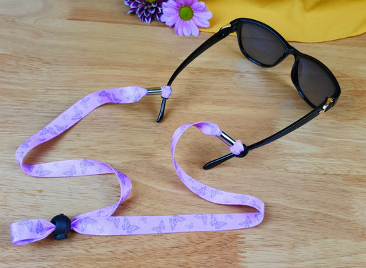 SpiriuS Lanyard Purple Butterfly Glasses strap