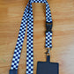 SpiriuS Phone Neck Lanyard Strap with sticky Universal Patch For any mobile phone, card holder Checker plaid