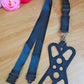 Universal silicone mobile phone Holder set with SpiriuS Neck Lanyard Strap Black