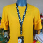 1 x SpiriuS Daisies in black breakaway Lanyard neck strap + unique id badge holder