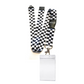 1 x SpiriuS Checker plaid breakaway Lanyard neck strap + clear waterproof badge badge holder