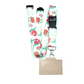 1 x SpiriuS Flowers in White breakaway Lanyard neck strap + Clear plasic badge