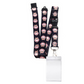 1 x SpiriuS Owl breakaway Lanyard neck strap + clear waterproof badge badge holder