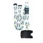 1 x SpiriuS Love Panda breakaway Lanyard neck strap + Double side badge holder