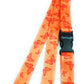 1 x SpiriuS Orange Butterflies breakaway Lanyard neck strap + Double side badge holder