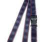 1 x SpiriuS Black Red Lines breakaway Lanyard neck strap + Clear plasic badge