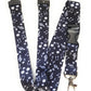1 x SpiriuS Music Notes breakaway Lanyard neck strap + faux leather badges holder