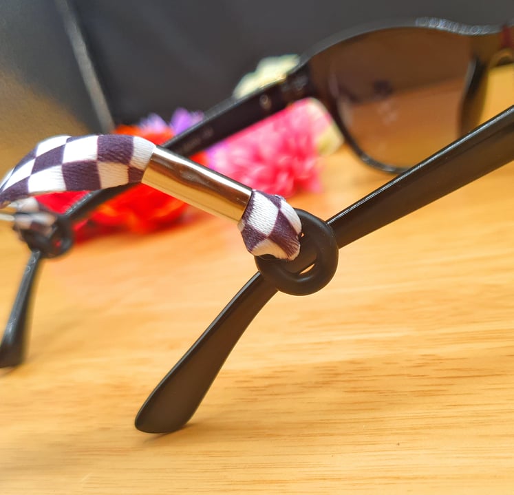 SpiriuS Glasses holder strap Lanyard Checker plaid