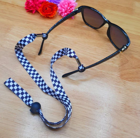 SpiriuS Glasses holder strap Lanyard Checker plaid