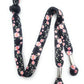 SpiriuS Glasses holder strap Lanyard Flowers in black