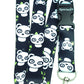 1 x SpiriuS Panda in black breakaway Lanyard neck strap for id badge holder