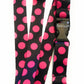 1 x SpiriuS Polka dot pink breakaway Lanyard neck strap for id badge holder