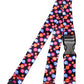 1 x SpiriuS Multicolour flowers breakaway Lanyard neck strap for id badge holder