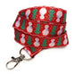 Set of 3 pcs Christmas lanyards with breakaway safety clip detachable clip Santa