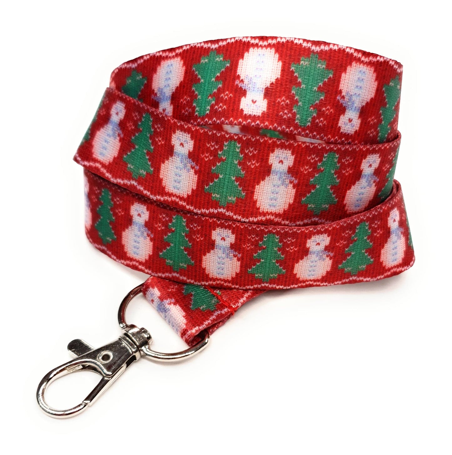 Set of 3 pcs Christmas lanyards with breakaway safety clip detachable clip Santa