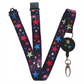 1x SpiriuS Lanyard with Rainbow Stars Retractable Reel ID Badge Holder with metal clip Keyring