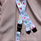 1 x SpiriuS Rainbow cancer in white breakaway Lanyard neck strap + clear waterproof badge badge holder