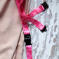 1 x SpiriuS Pink Butterflies breakaway Lanyard neck strap + Clear plasic badge