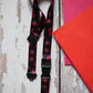 1 x SpiriuS Small Red Flowers breakaway Lanyard neck strap + clear waterproof badge badge holder