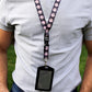 1 x SpiriuS Owl breakaway Lanyard neck strap + faux leather badges holder