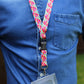 1 x SpiriuS Candies breakaway Lanyard neck strap + Clear plasic badge