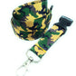 1 x SpiriuS Army camouflage breakaway Lanyard neck strap + Double side badge holder