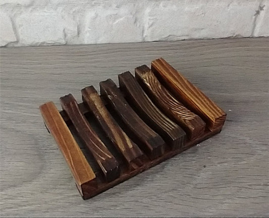 Soap dish rack Holder Plate Tray Natural Eco friendly Wooden Rack