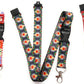 Set of 3 pcs Christmas lanyards with breakaway safety clip detachable clip Santa